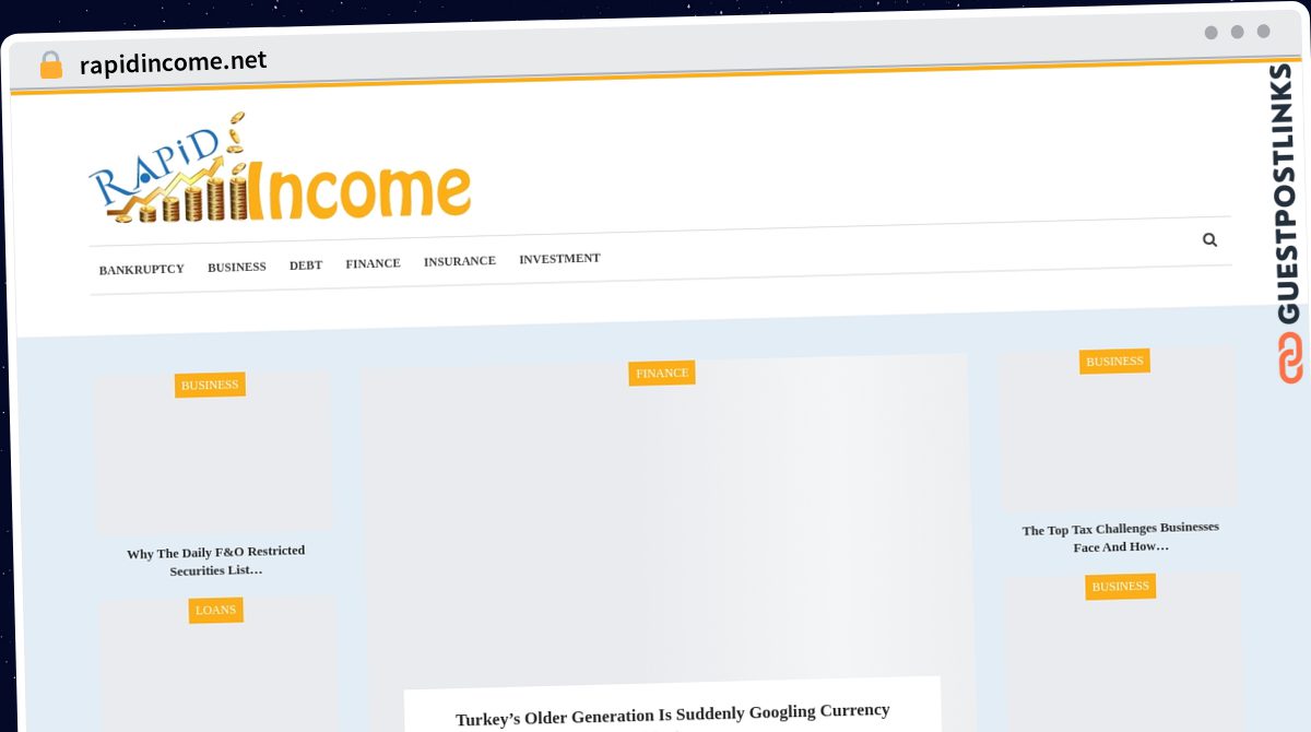 Publish Guest Post on rapidincome.net