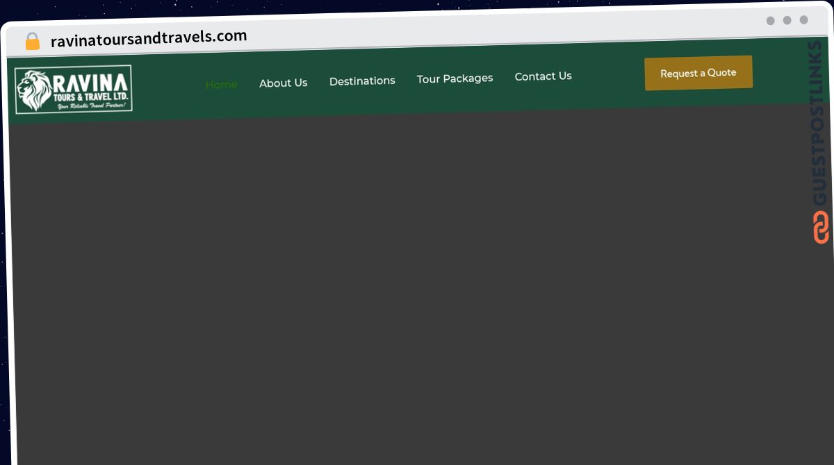 Publish Guest Post on ravinatoursandtravels.com