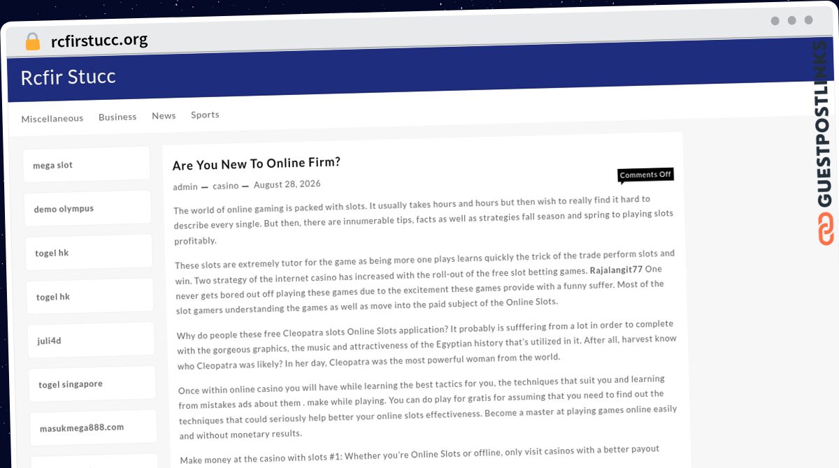 Publish Guest Post on rcfirstucc.org