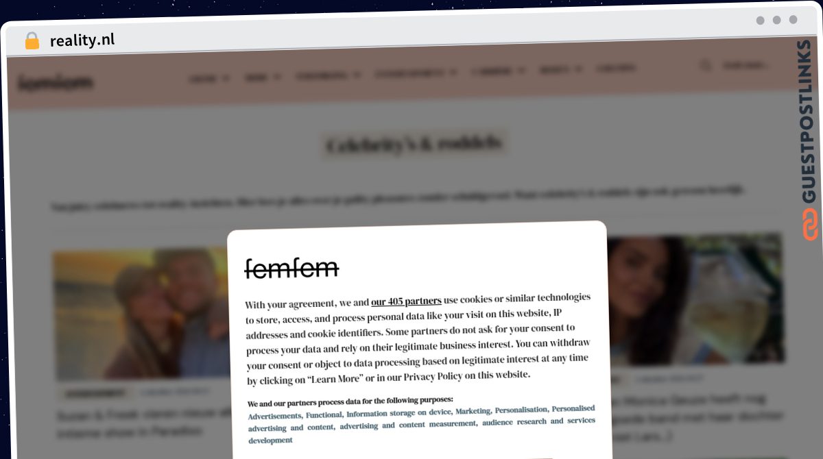 Publish Guest Post on reality.nl