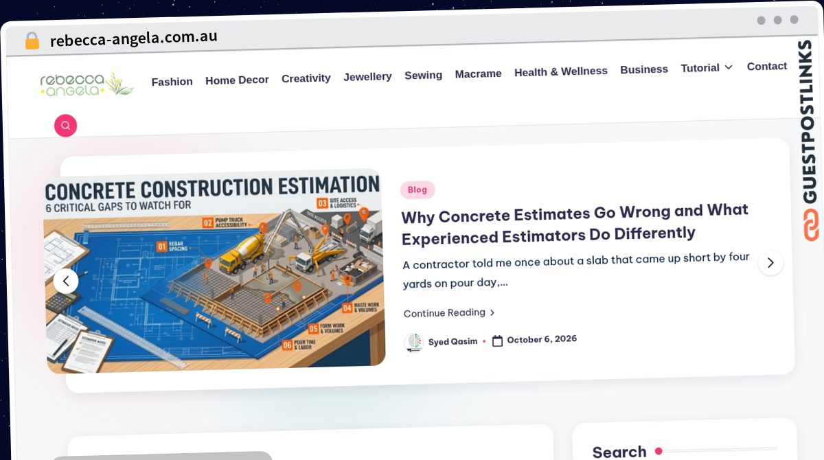 Publish Guest Post on rebecca-angela.com.au