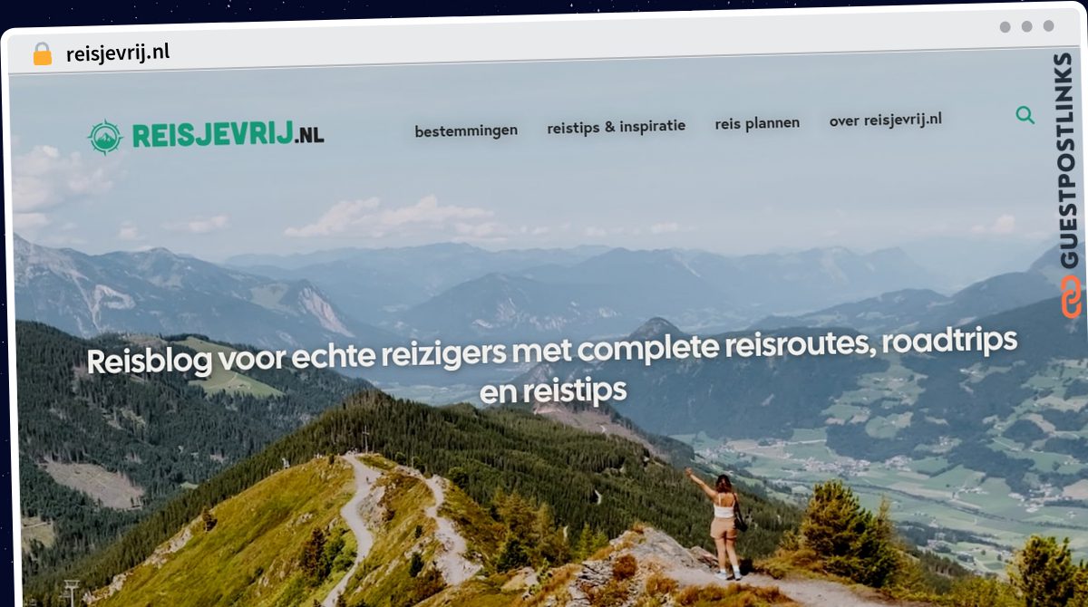 Publish Guest Post on reisjevrij.nl