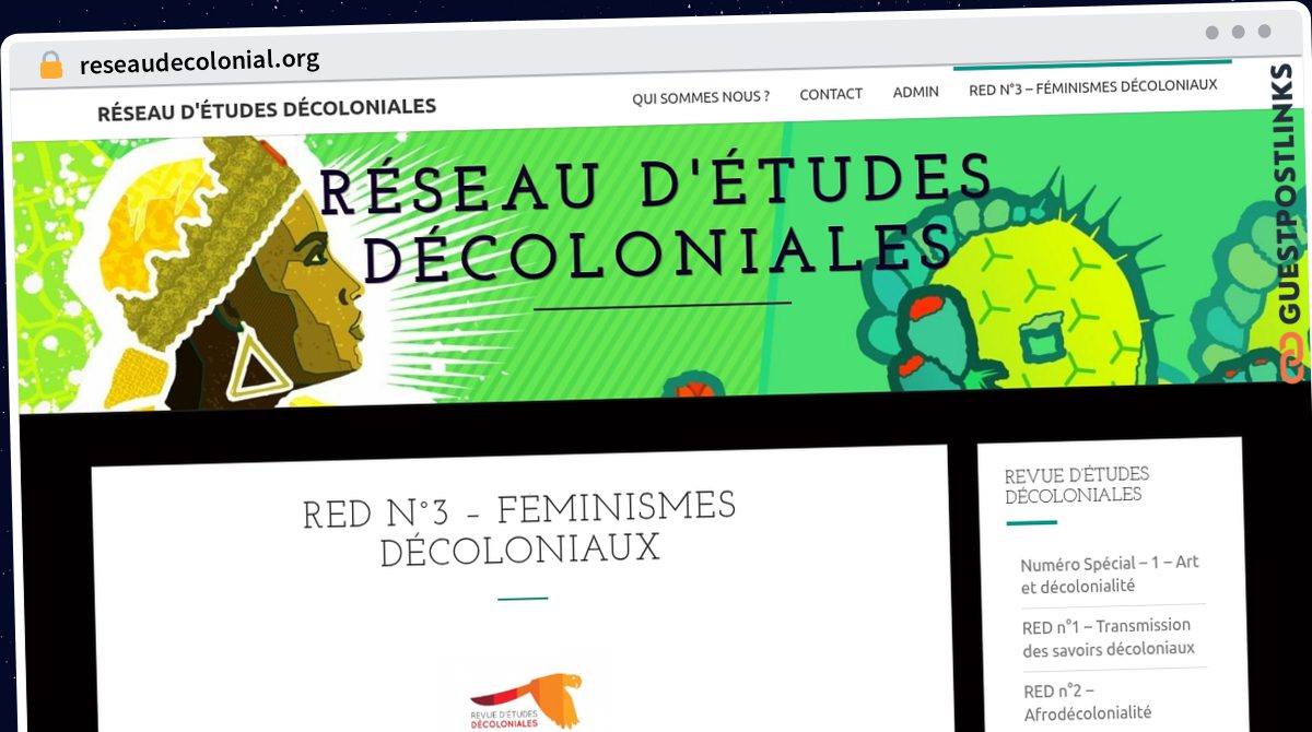 Publish Guest Post on reseaudecolonial.org
