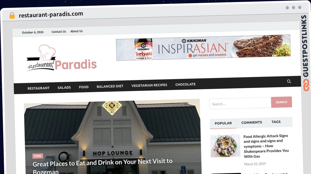 Publish Guest Post on restaurant-paradis.com