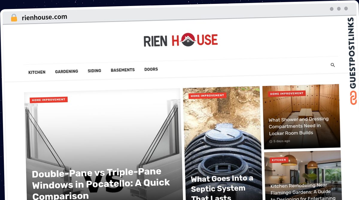 Publish Guest Post on rienhouse.com