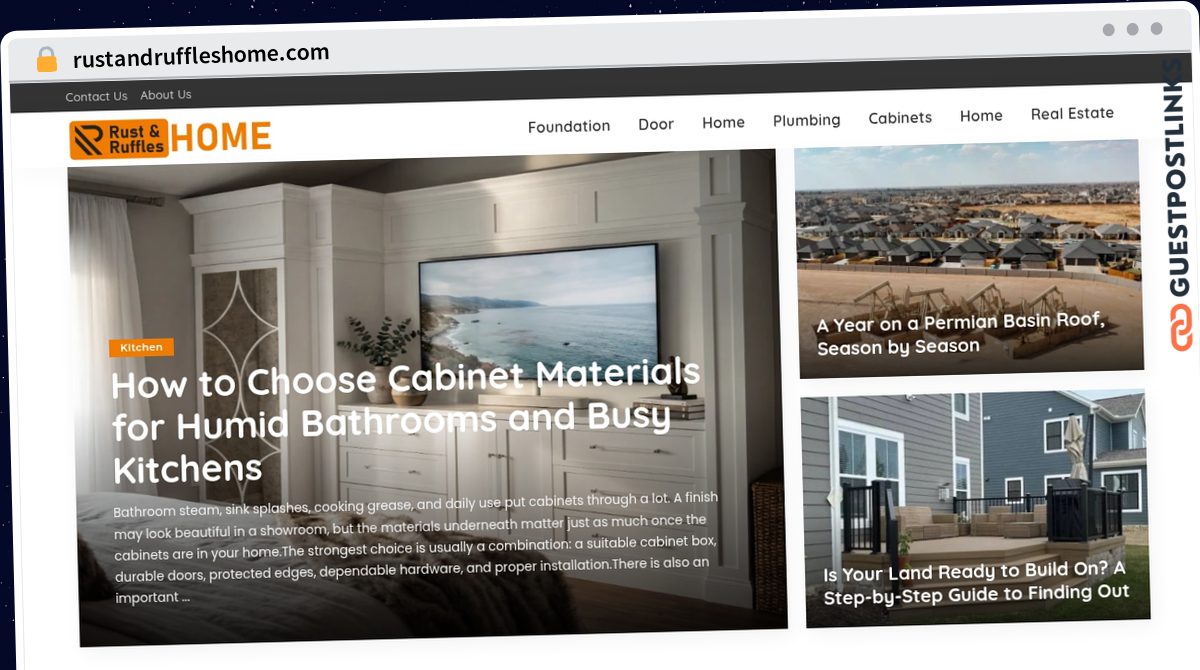 Publish Guest Post on rustandruffleshome.com