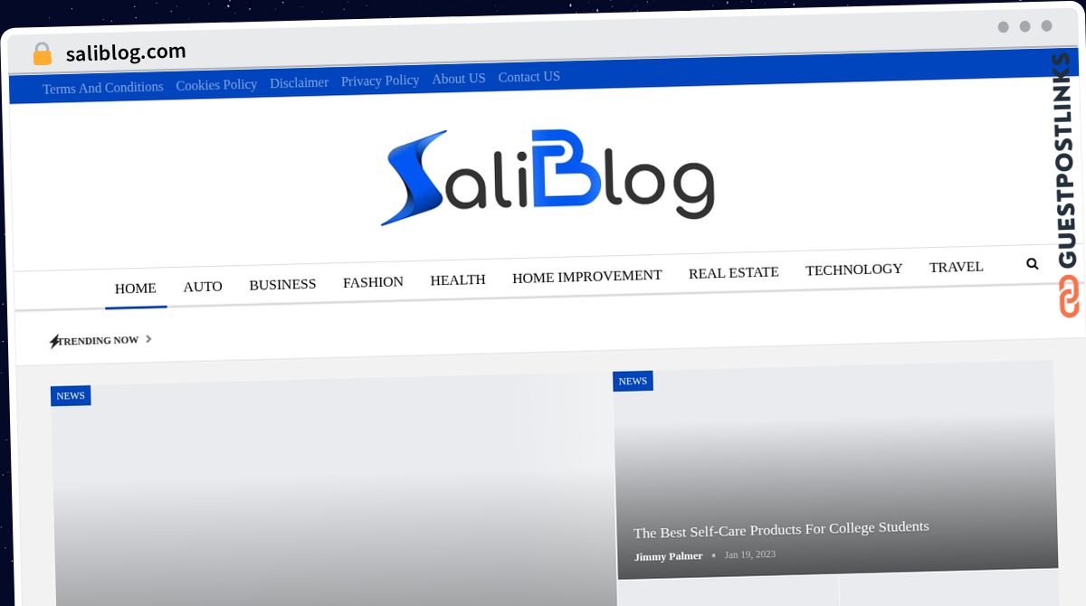 Publish Guest Post on saliblog.com