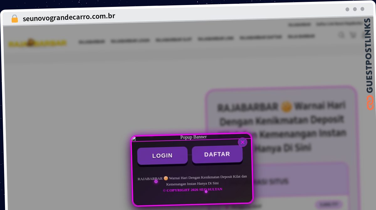 Publish Guest Post on seunovograndecarro.com.br