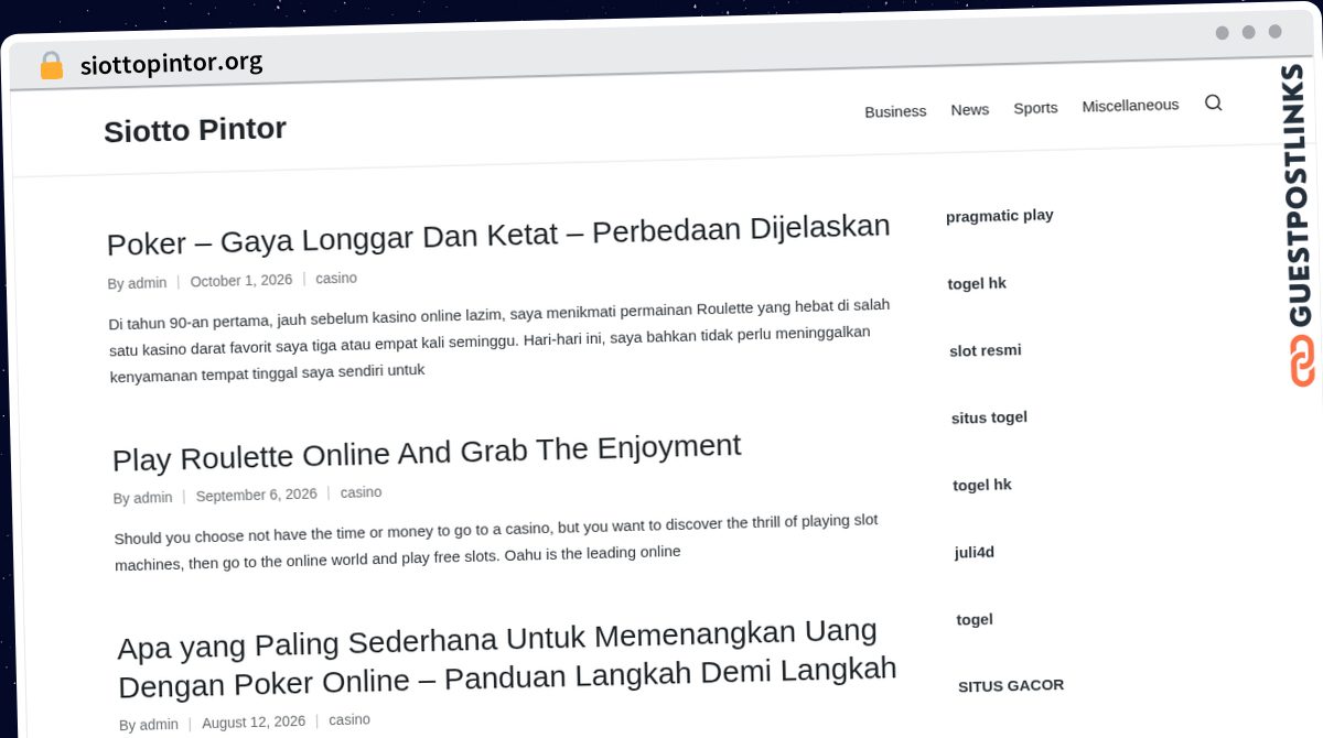 Publish Guest Post on siottopintor.org