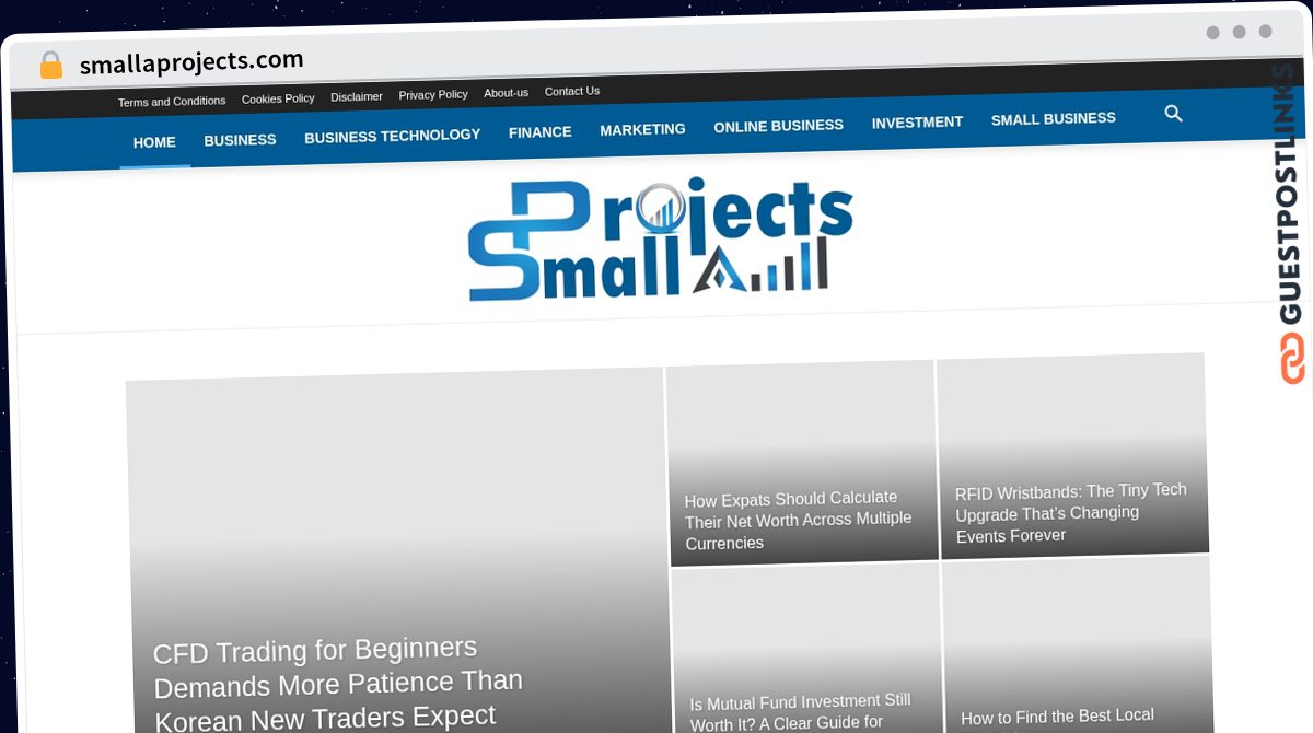Publish Guest Post on smallaprojects.com
