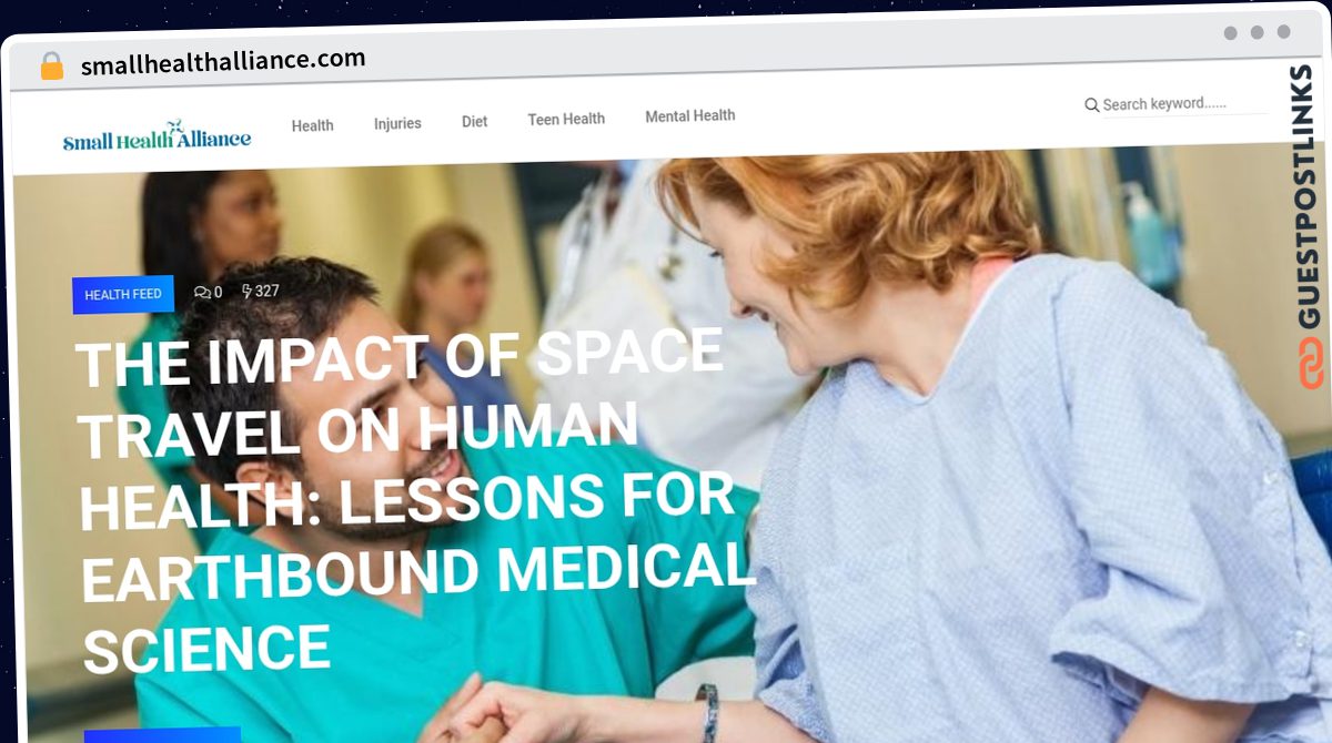 Publish Guest Post on smallhealthalliance.com