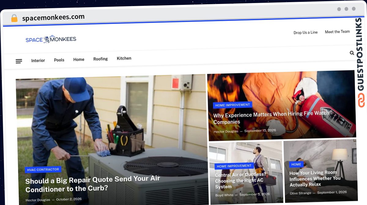 Publish Guest Post on spacemonkees.com