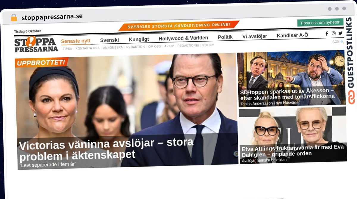 Publish Guest Post on stoppapressarna.se