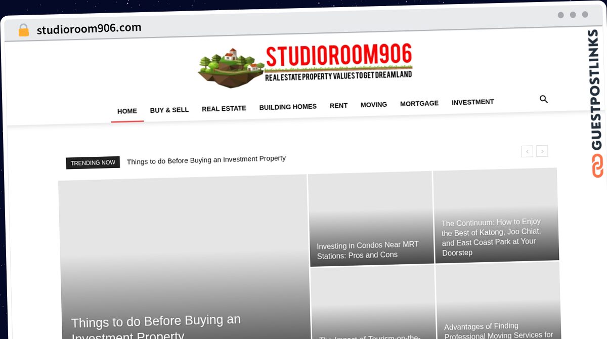 Publish Guest Post on studioroom906.com