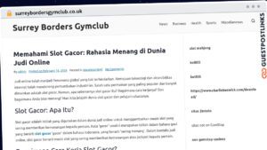 Publish Guest Post on surreybordersgymclub.co.uk