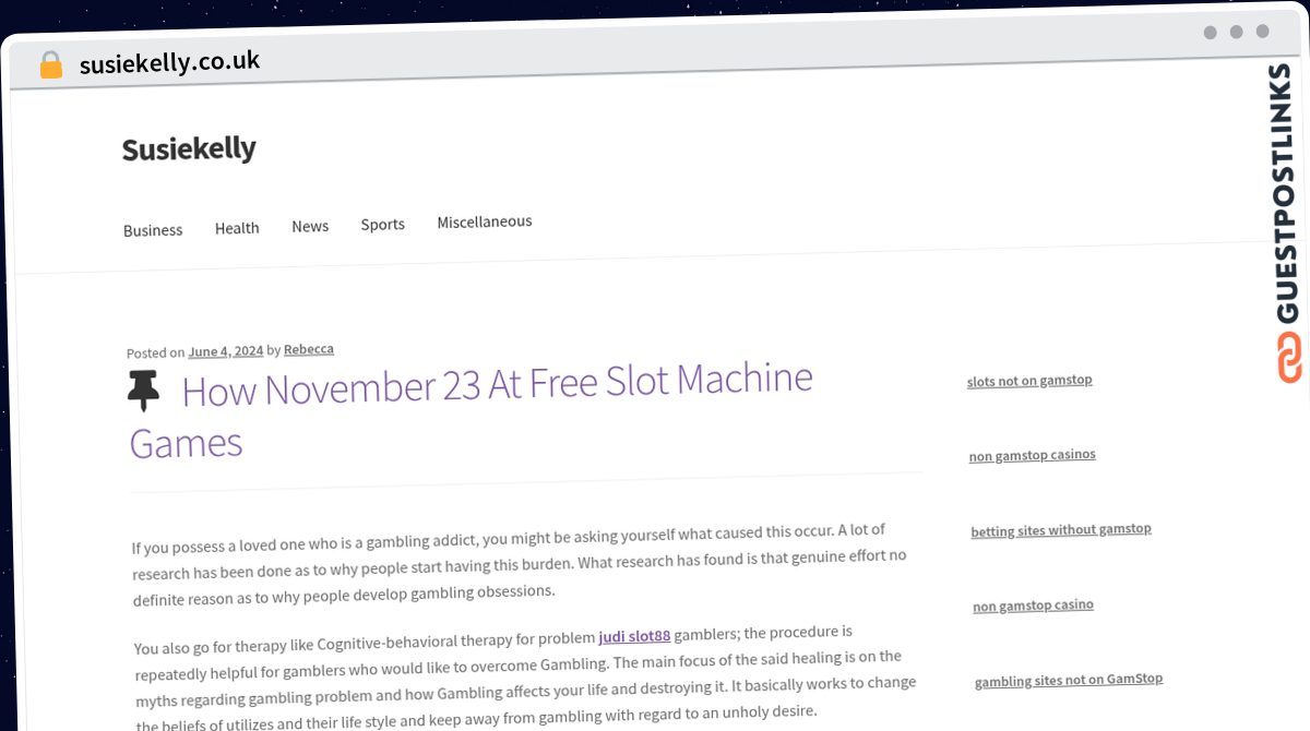 Publish Guest Post on susiekelly.co.uk