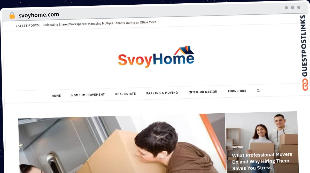 Publish Guest Post on svoyhome.com