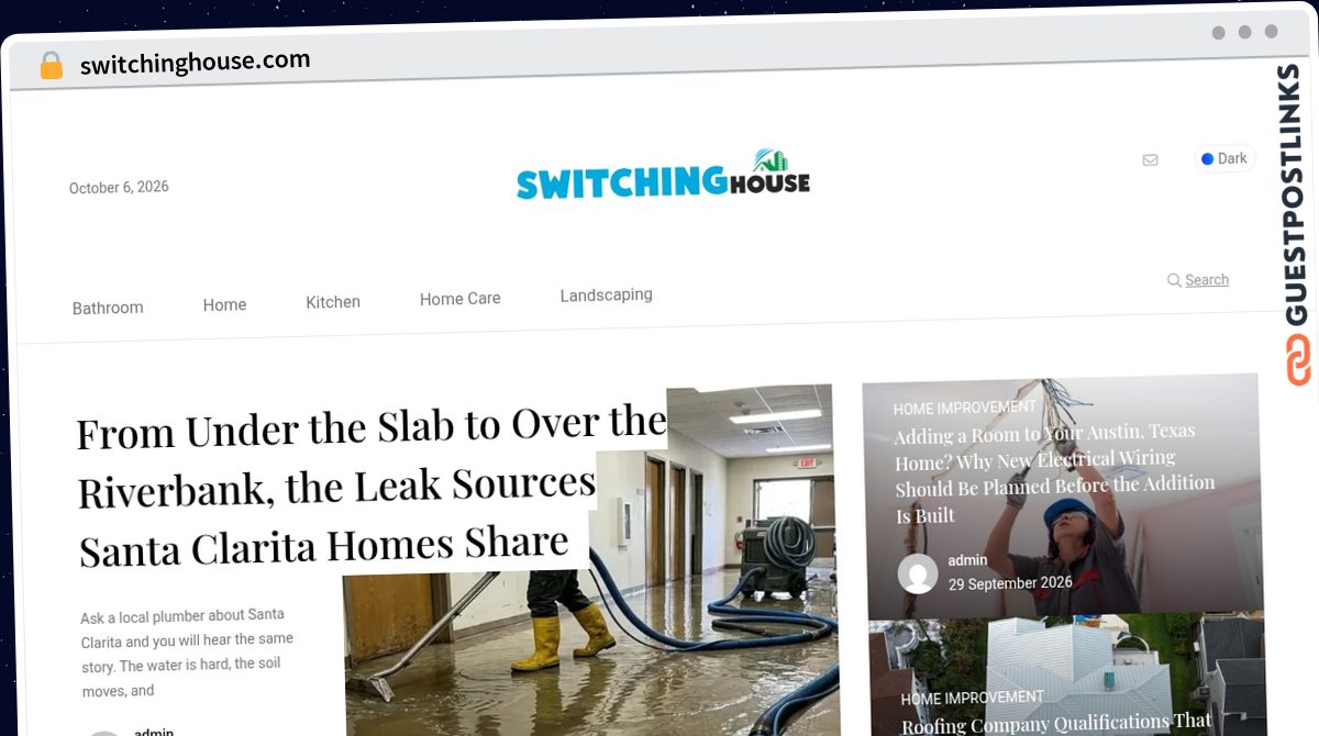 Publish Guest Post on switchinghouse.com