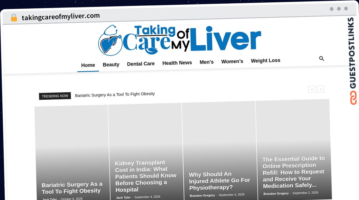 Publish Guest Post on takingcareofmyliver.com