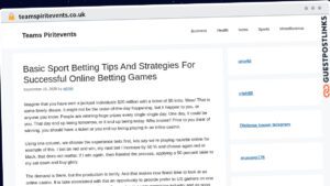 Publish Guest Post on teamspiritevents.co.uk