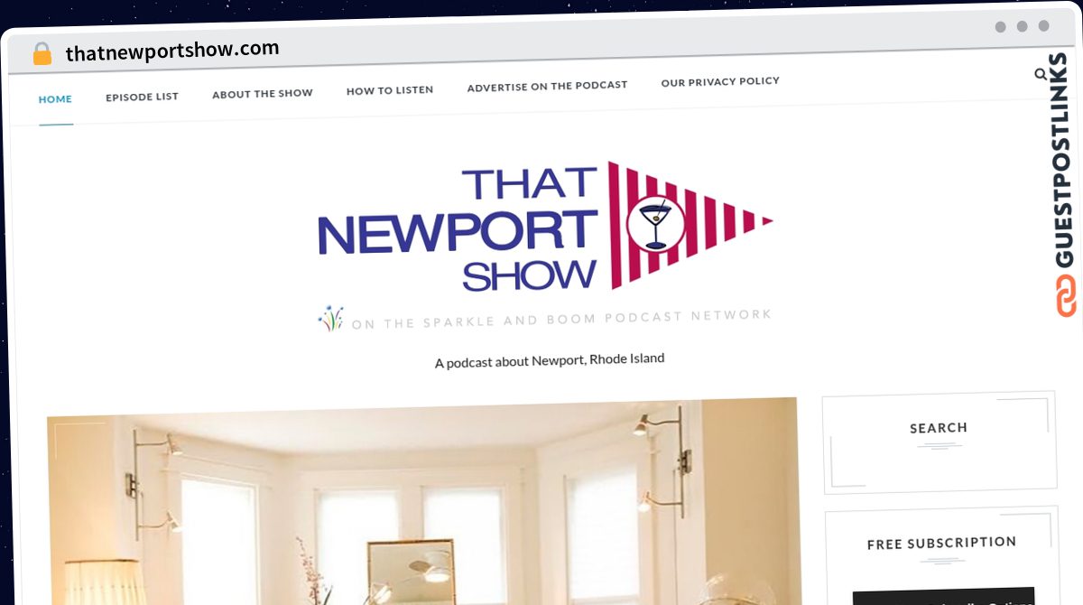 Publish Guest Post on thatnewportshow.com