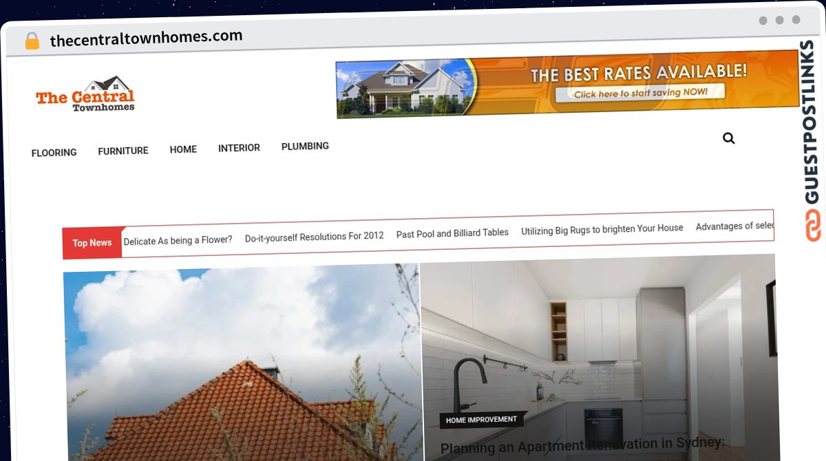 Publish Guest Post on thecentraltownhomes.com
