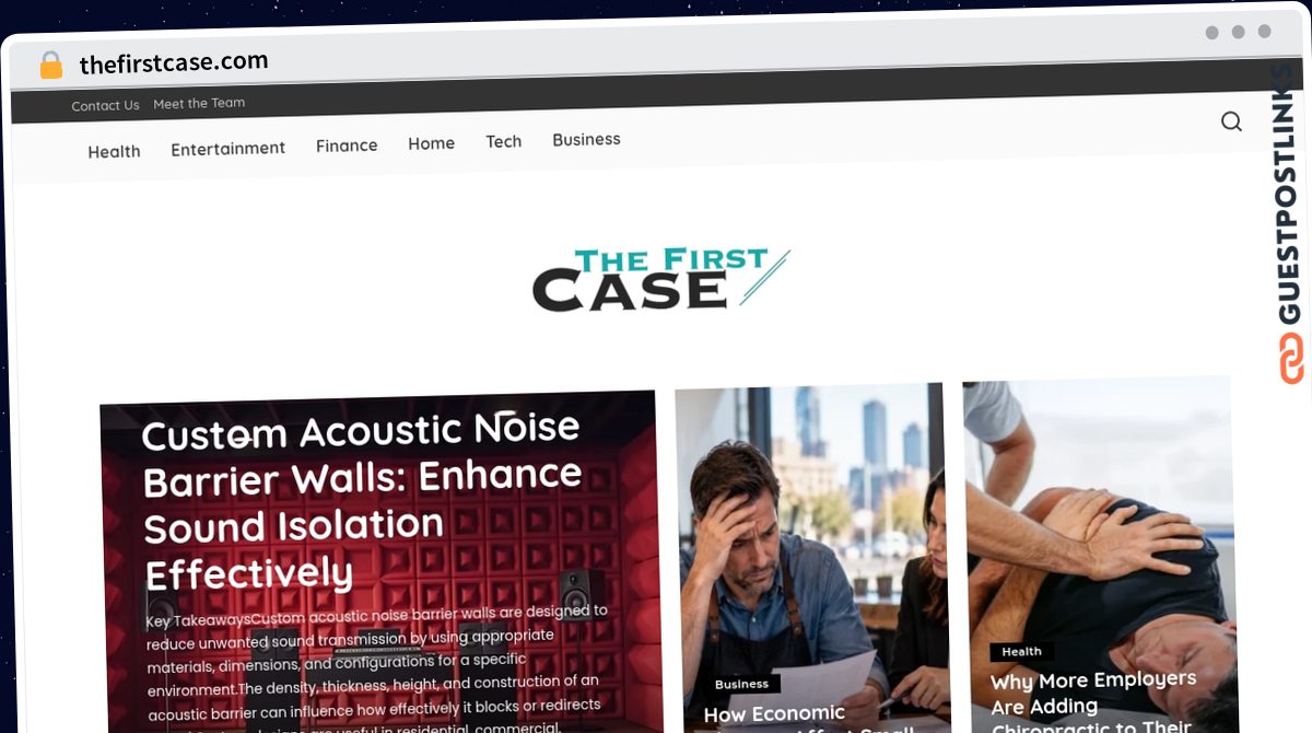 Publish Guest Post on thefirstcase.com