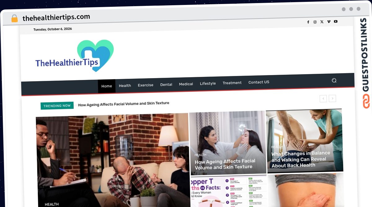 Publish Guest Post on thehealthiertips.com