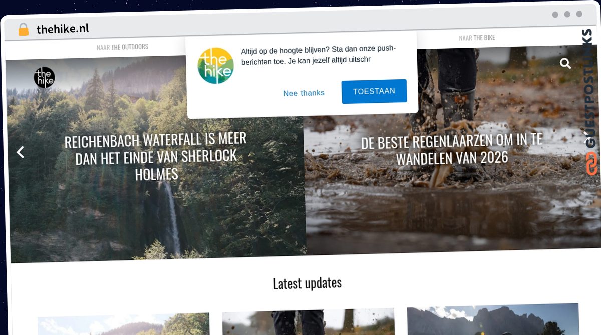 Publish Guest Post on thehike.nl
