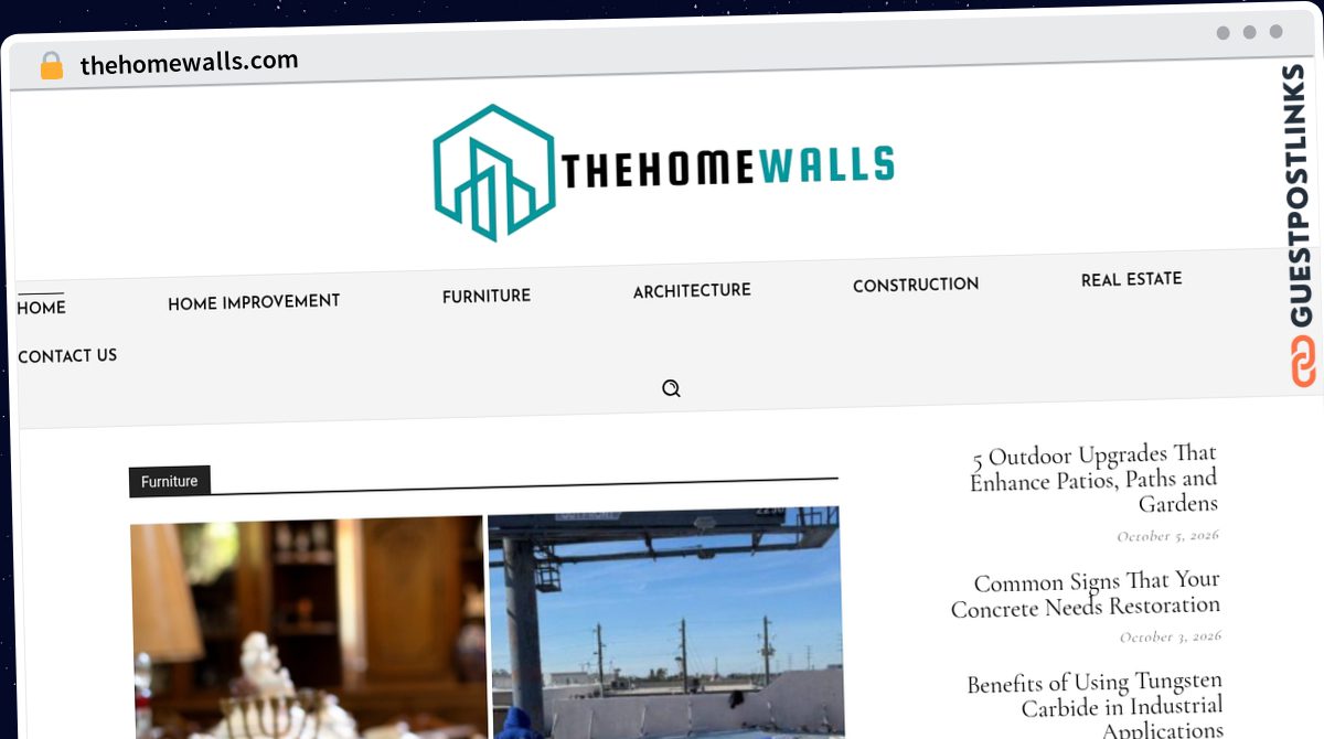 Publish Guest Post on thehomewalls.com