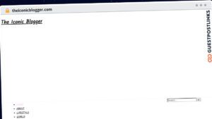 Publish Guest Post on theiconicblogger.com