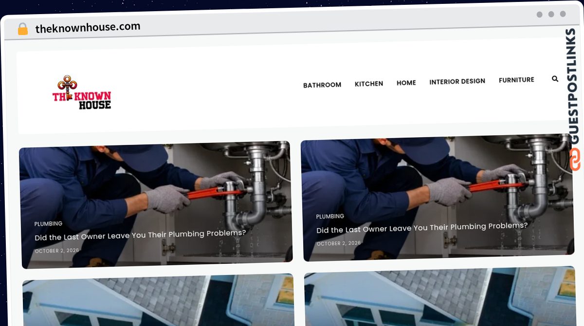 Publish Guest Post on theknownhouse.com