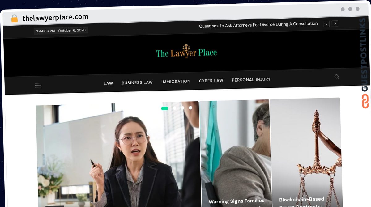 Publish Guest Post on thelawyerplace.com
