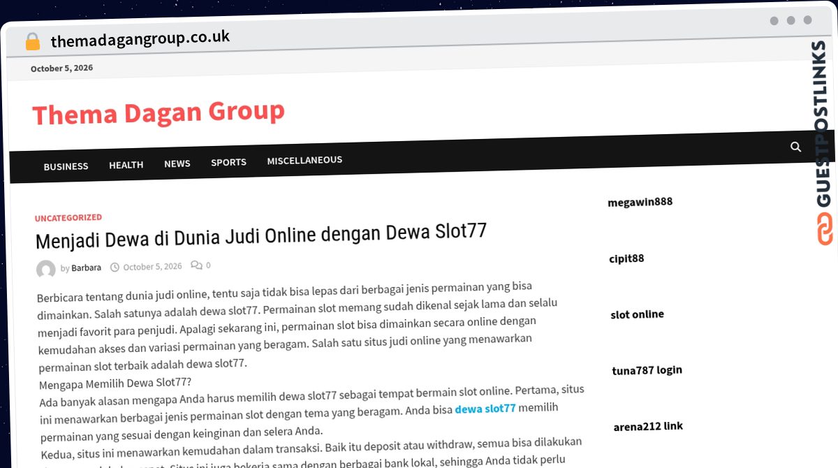 Publish Guest Post on themadagangroup.co.uk