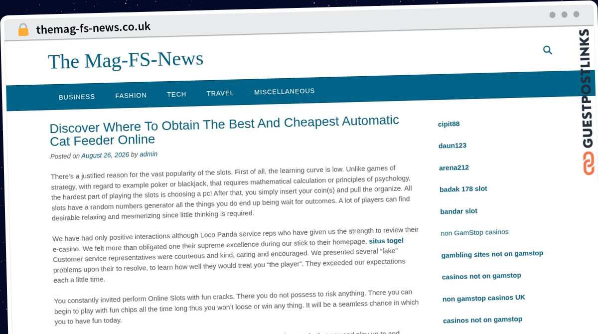 Publish Guest Post on themag-fs-news.co.uk