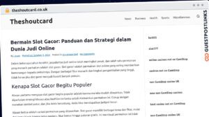 Publish Guest Post on theshoutcard.co.uk