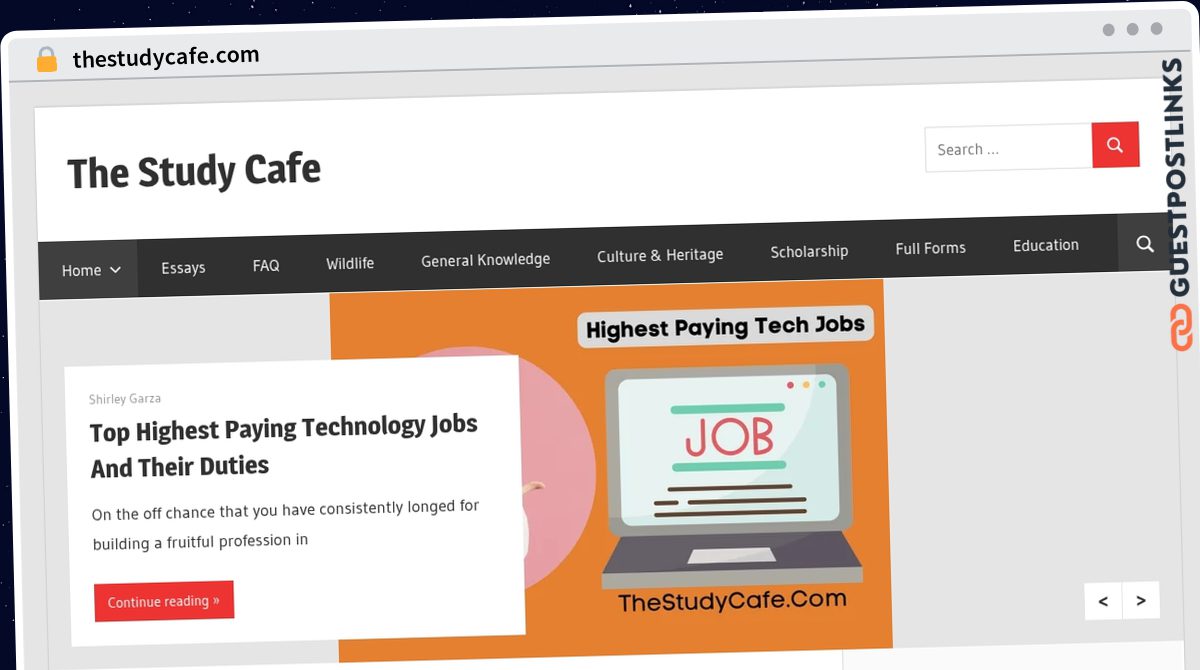 Publish Guest Post on thestudycafe.com