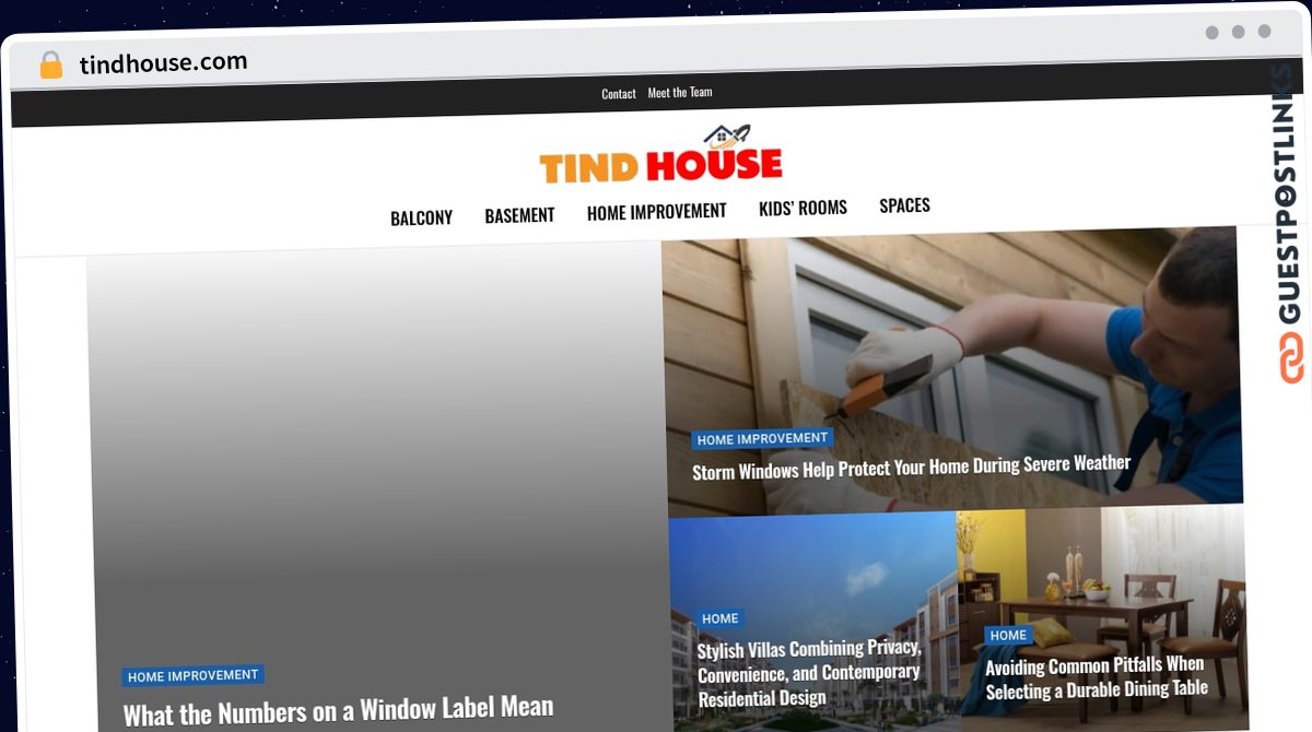Publish Guest Post on tindhouse.com