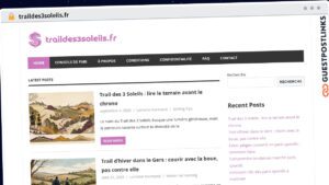 Publish Guest Post on traildes3soleils.fr