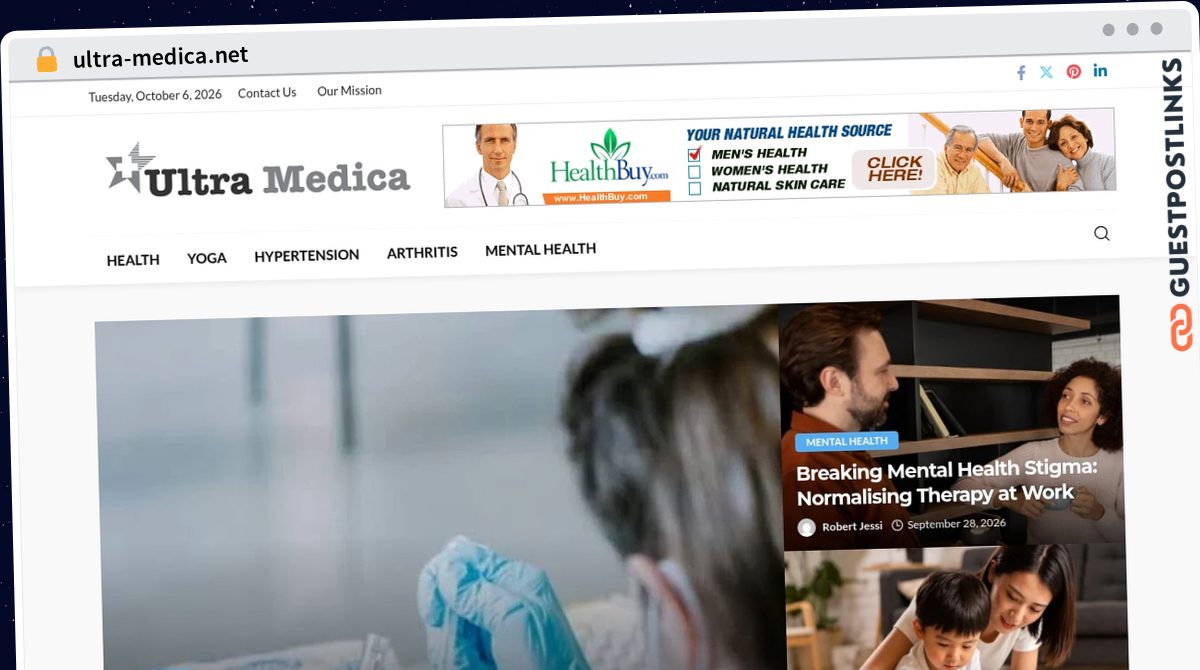 Publish Guest Post on ultra-medica.net