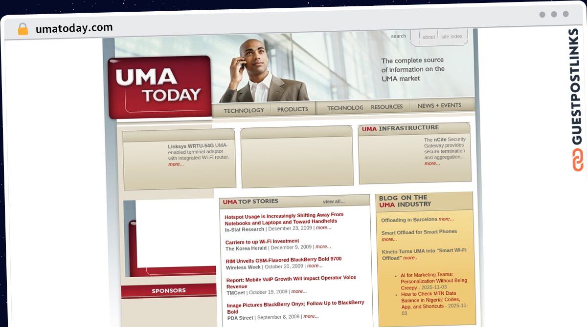 Publish Guest Post on umatoday.com