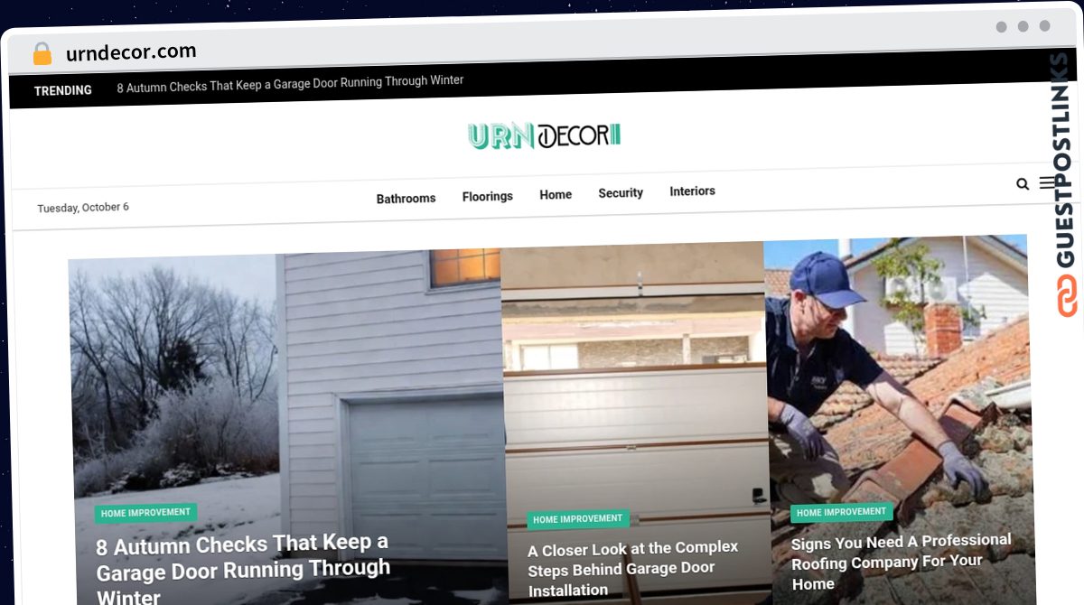 Publish Guest Post on urndecor.com