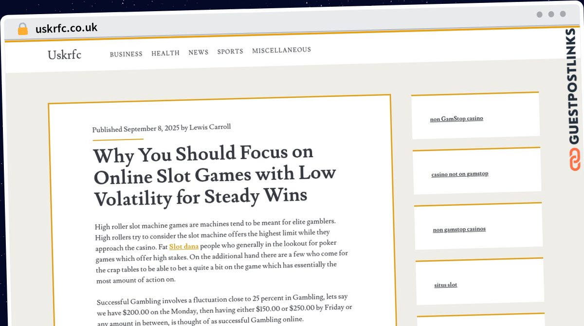 Publish Guest Post on uskrfc.co.uk