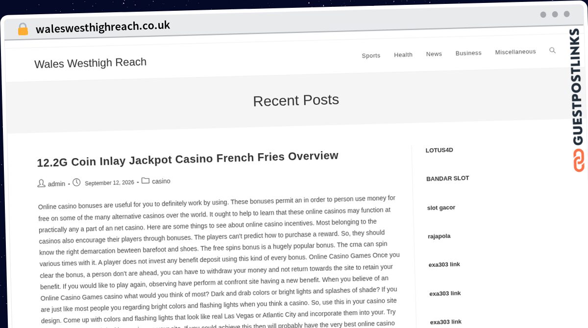 Publish Guest Post on waleswesthighreach.co.uk
