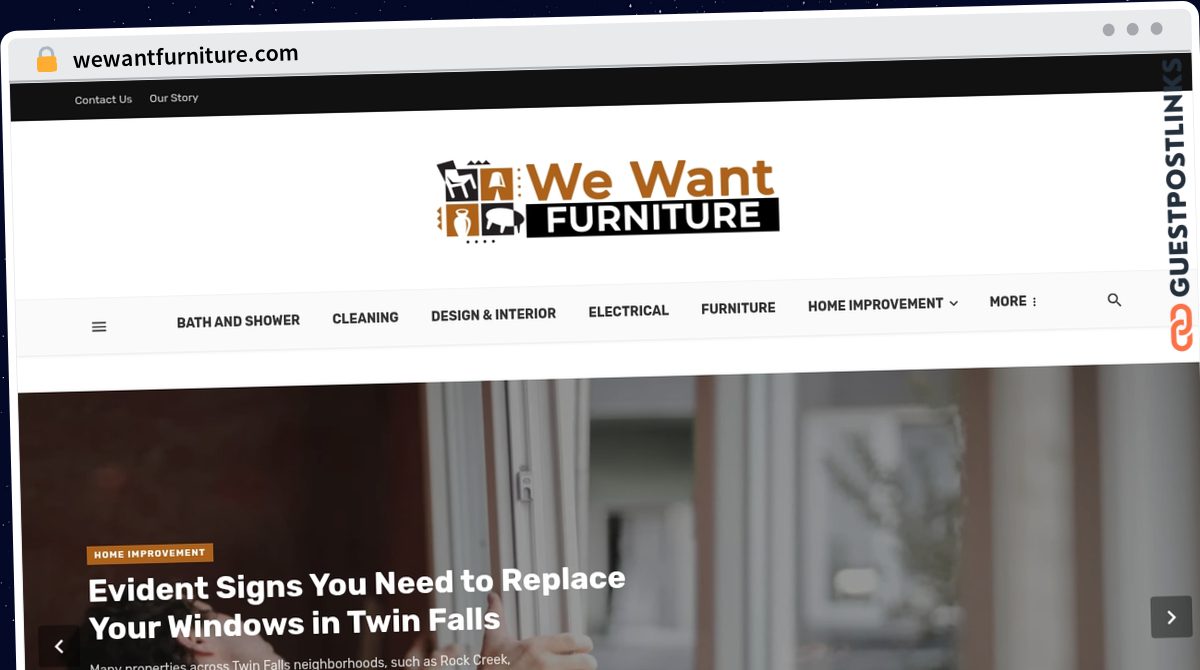 Publish Guest Post on wewantfurniture.com
