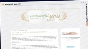Publish Guest Post on wonderful--you.com