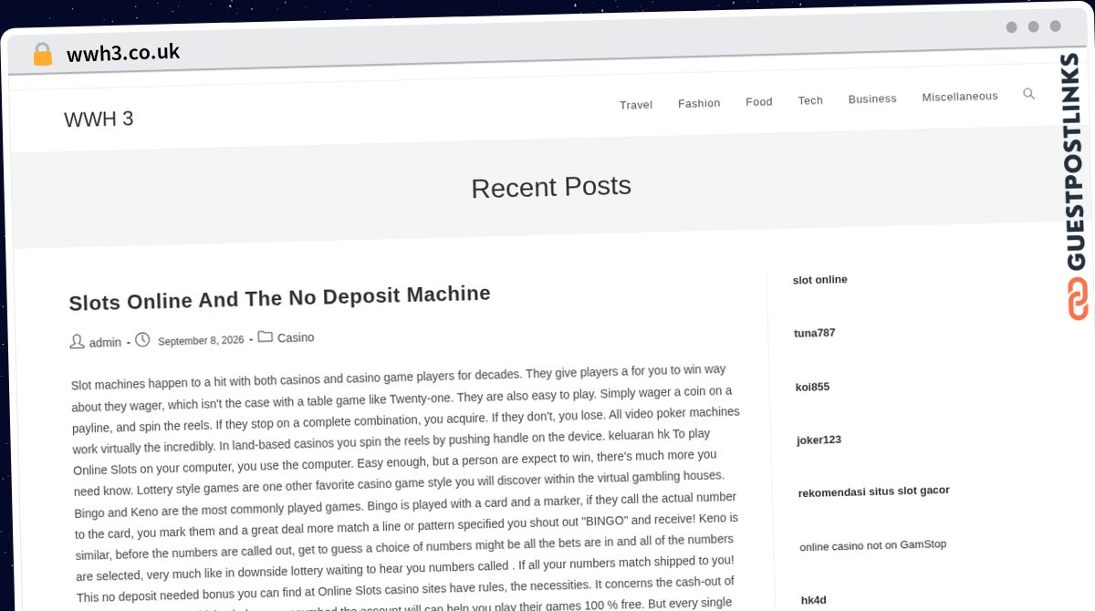 Publish Guest Post on wwh3.co.uk