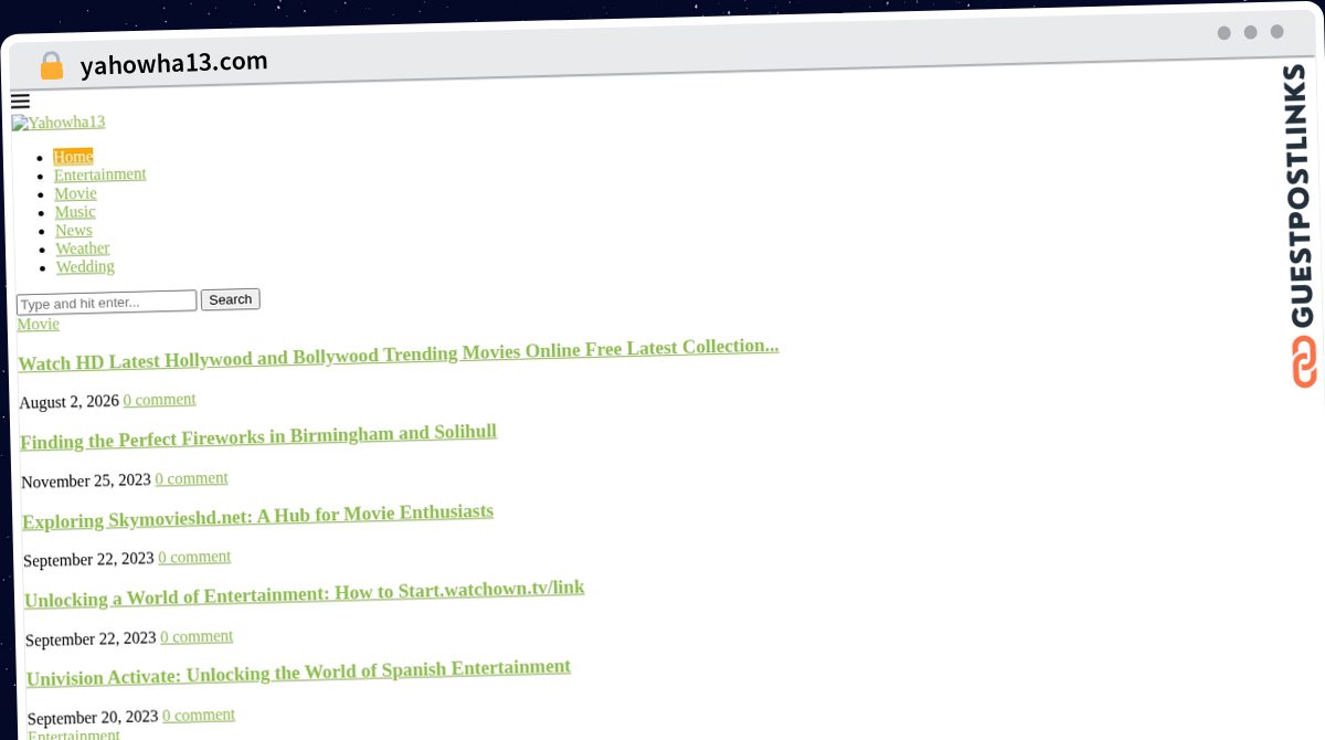 Publish Guest Post on yahowha13.com