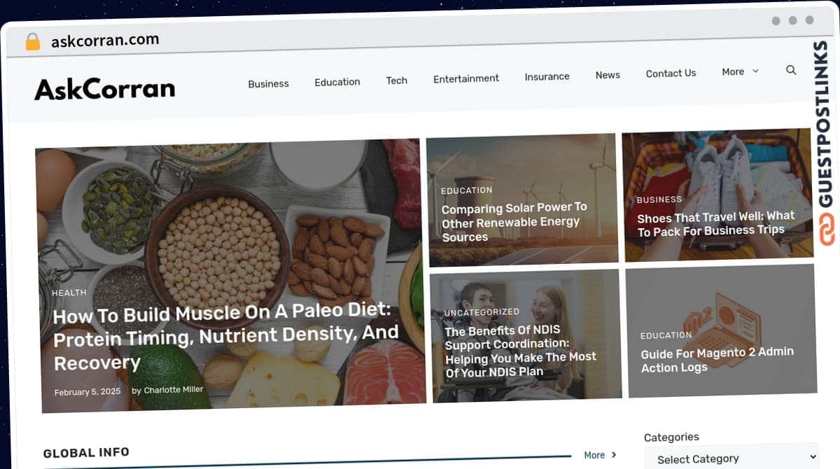 Publish Guest Post on askcorran.com