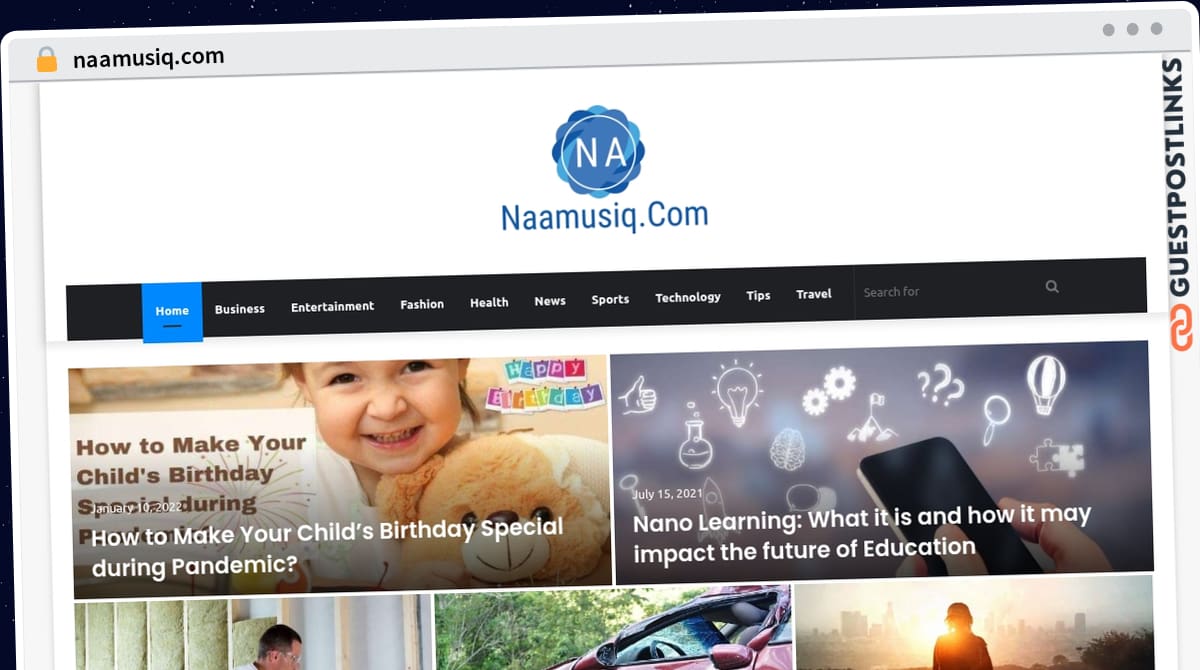 Publish Guest Post on naamusiq.com